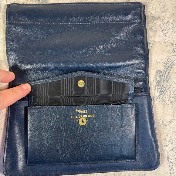 BOSCA Wallet Billfold Leather Rare Vintage - Picture 8 of 14